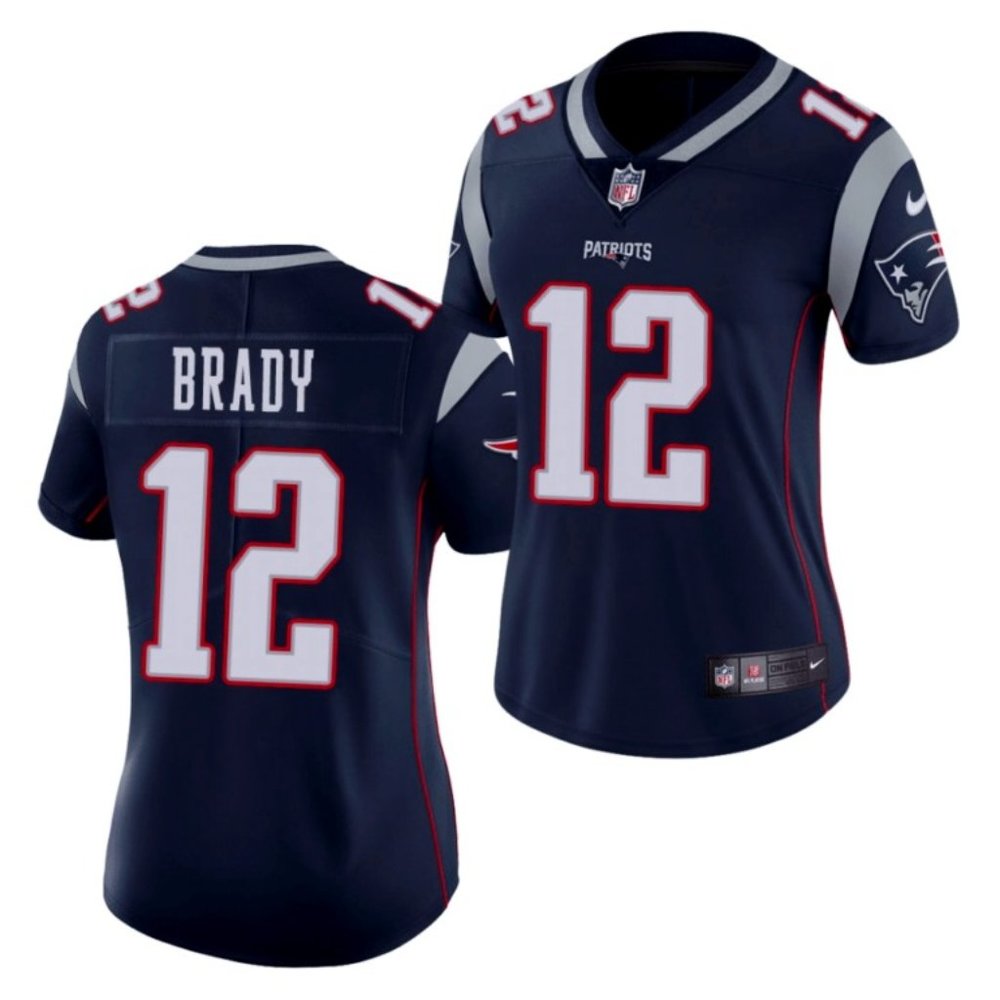 NWOT | New England Patriots | #12 Tom Brady | Navy Vapor Limited Jersey | Size S